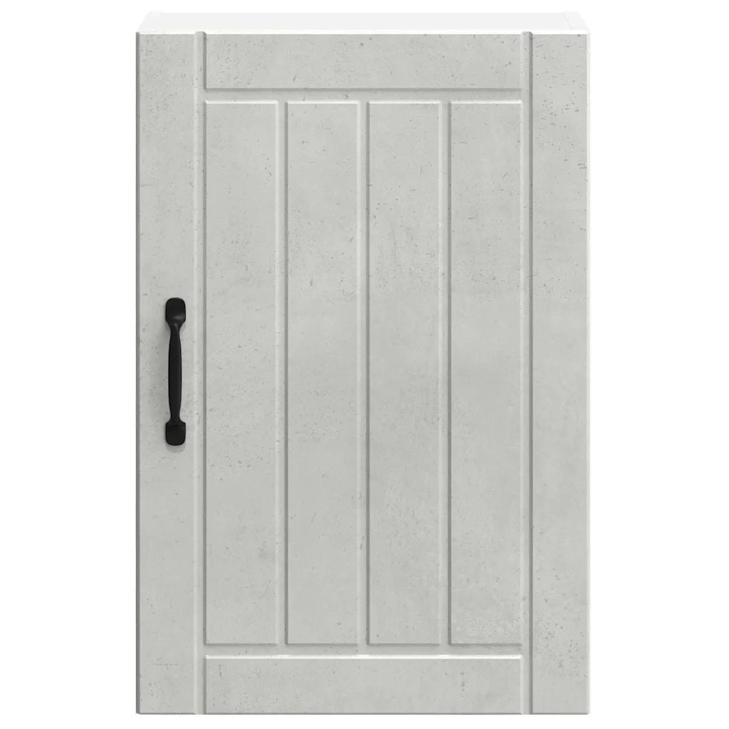 vidaXL Pensile da Cucina Lucca Grigio Cemento in Legno Multistrato