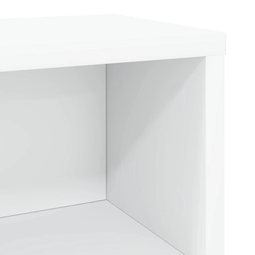 Rack per Stoccaggio CD 4 pz Bianco 40 x 17 x 17 cm 8012708