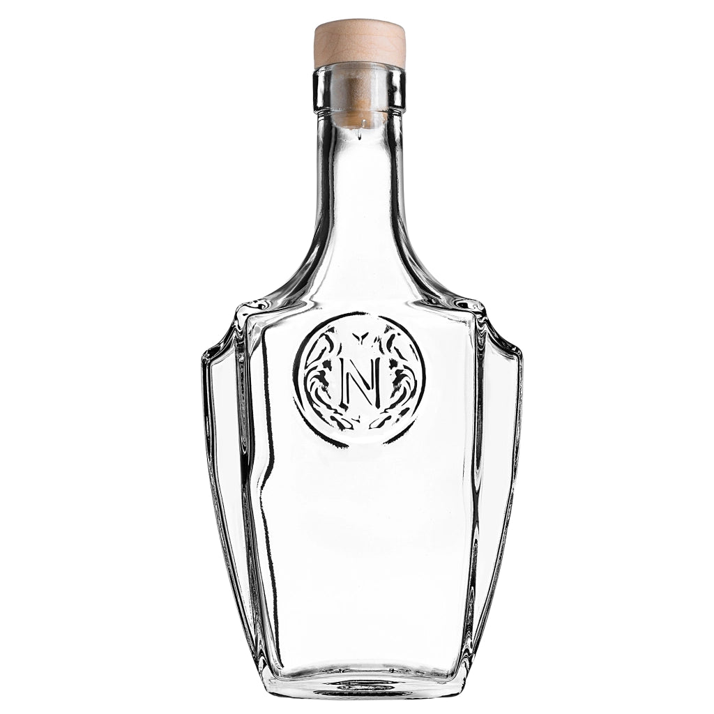 Bottiglie di vetro KADAX da 500 ml (0,5 l) per vino, liquori, moonshine, whisky, 50 pezzi con tappo di sughero