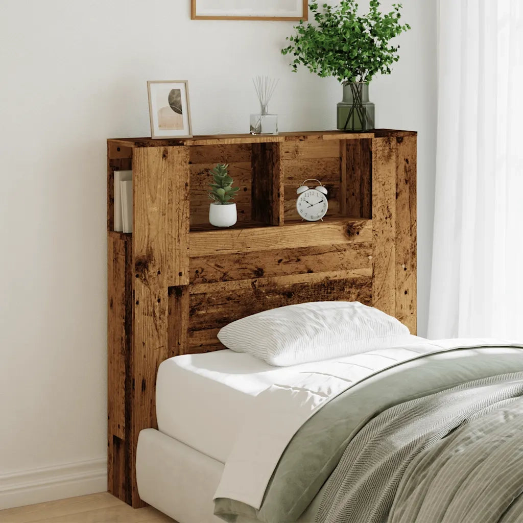 vidaXL Testiera con Contenitore Legno 100x18,5x102,5 cm in Multistrato