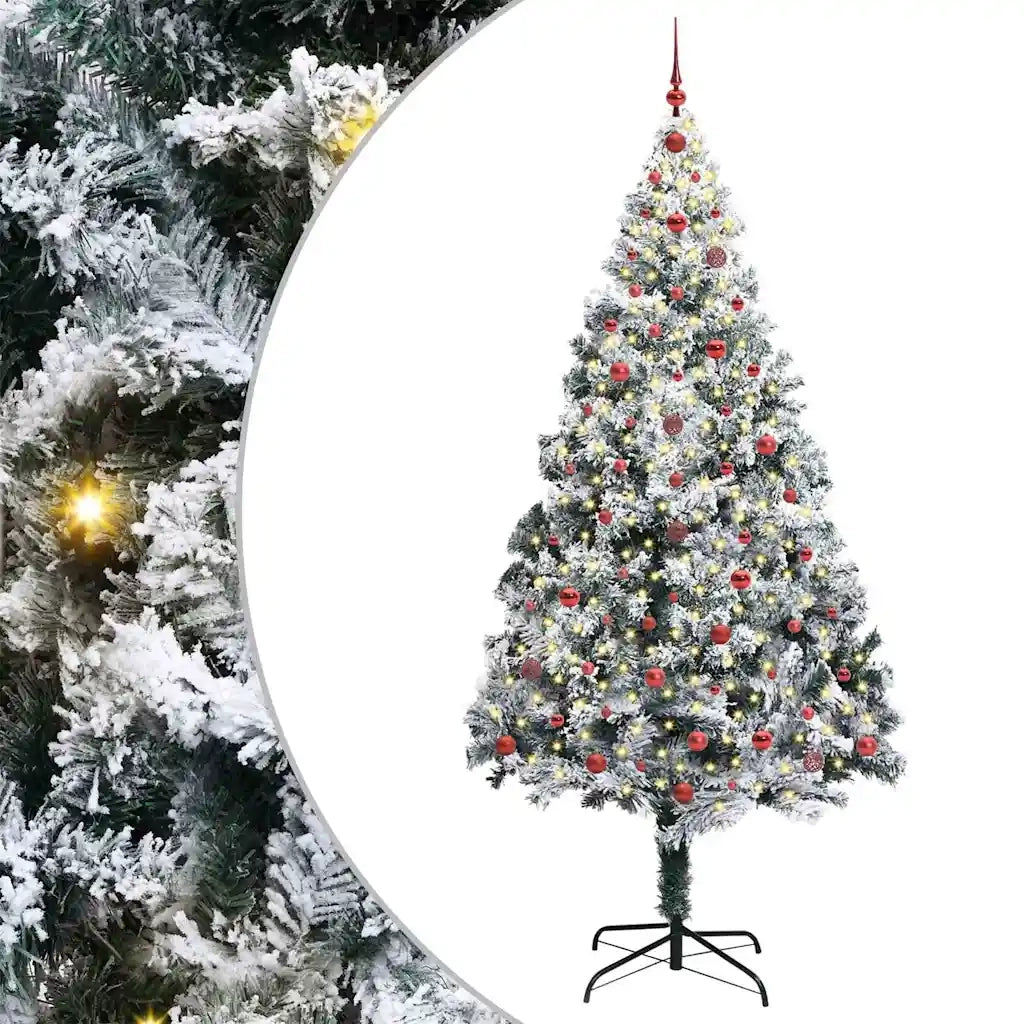 Albero di Natale artificiale con 300 LED Bianco 240 cm 3396980