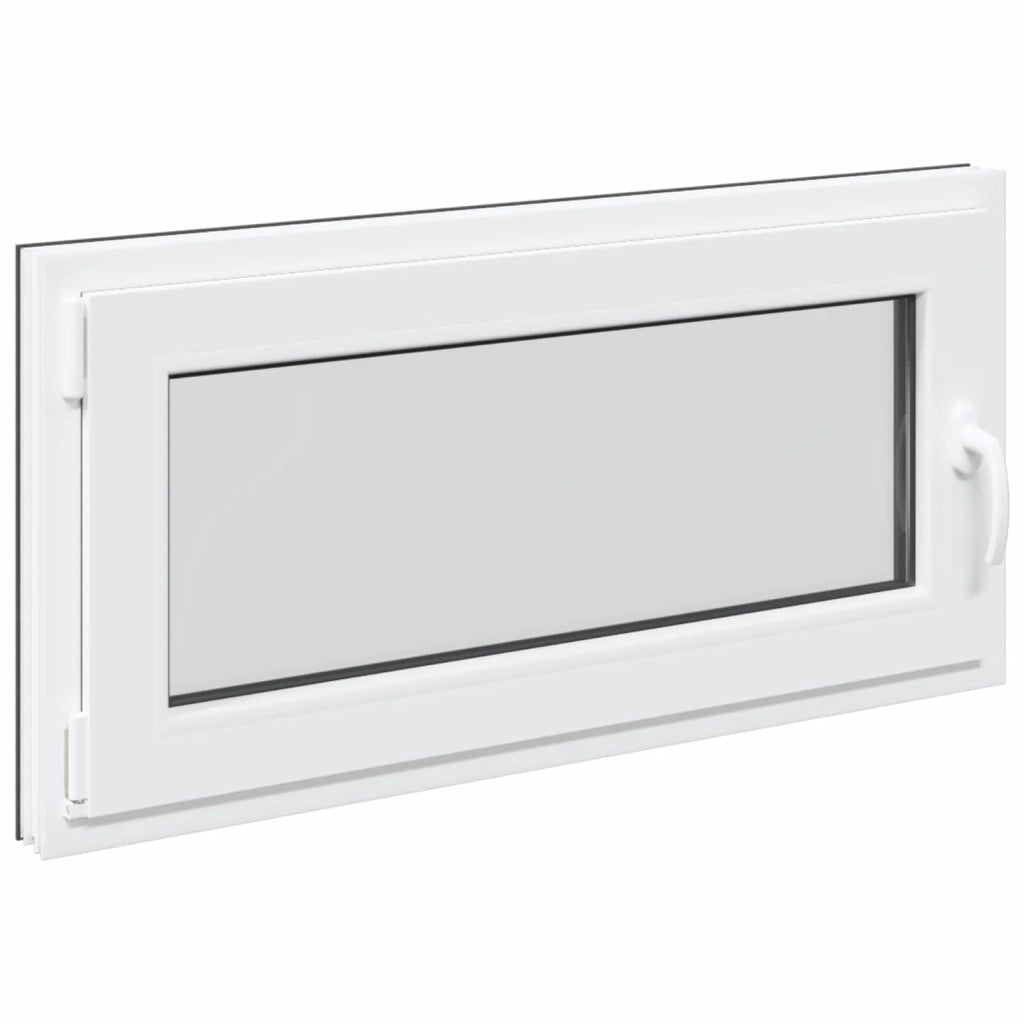 Finestra per Soffitta RISOR Antracite 100 x 50 cm PVC e Vetro 42047291