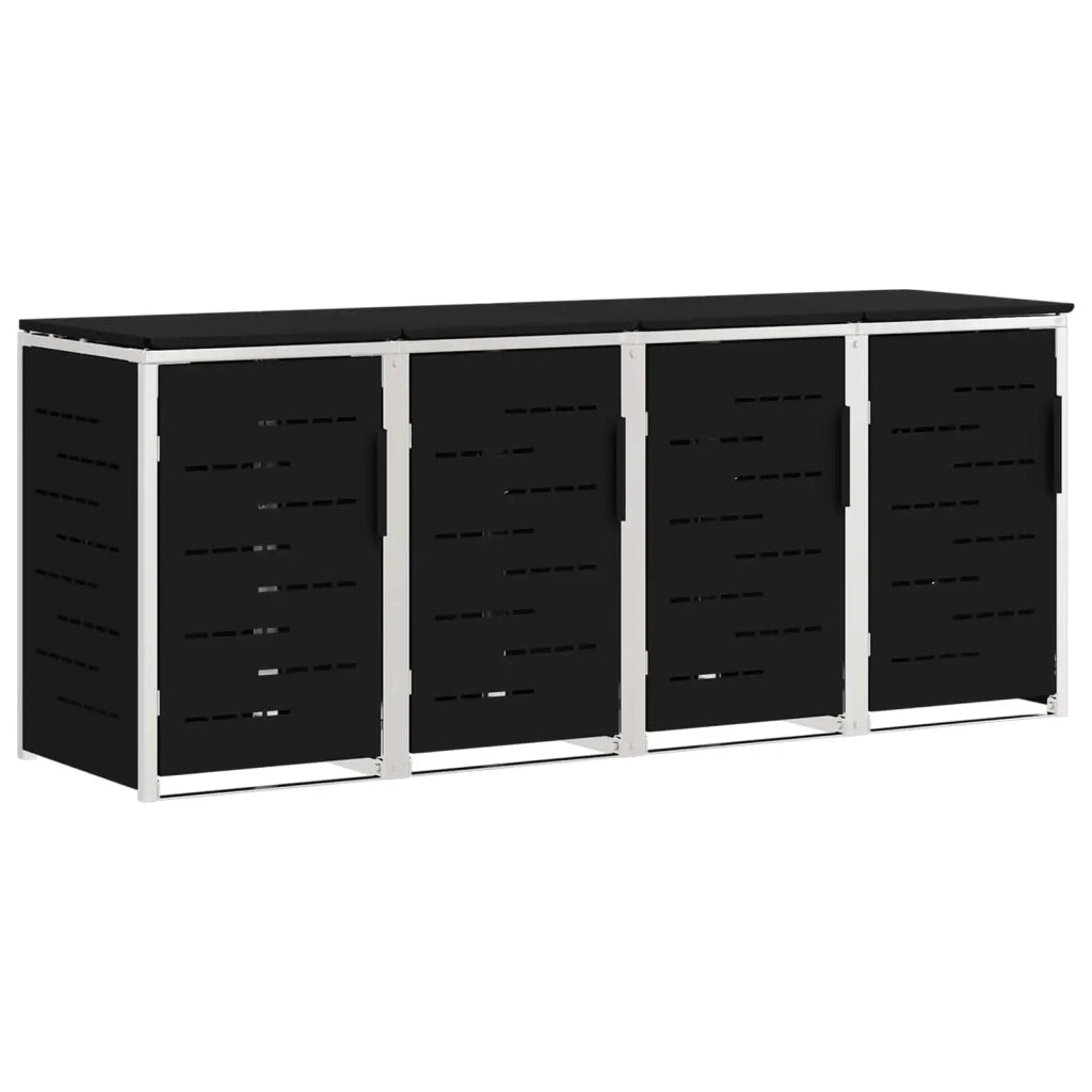 Stoccaggio contenitore a ruote Nero 276 x 77,5 x 112,5 cm 3422239