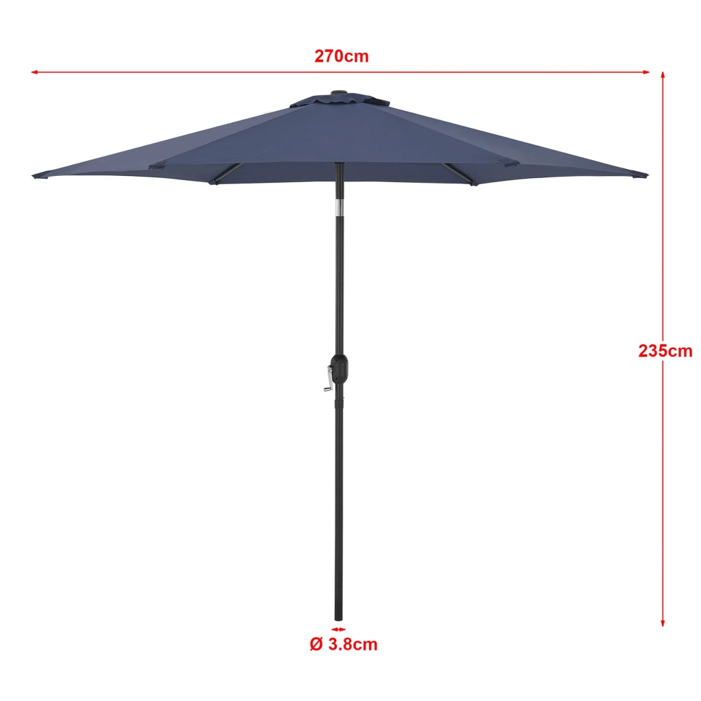 Ombrellone esagonale in poliestere 270 x 235 blu navy 03_0008044