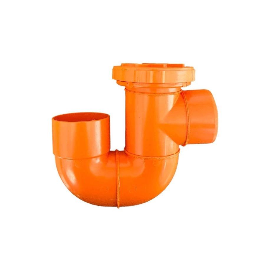 Sifone verticale aperto in pvc : Diametro - 82
