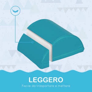 Set 11 Costruzioni Morbide per Bambini 1-3 Anni in PU e EPE Multicolore