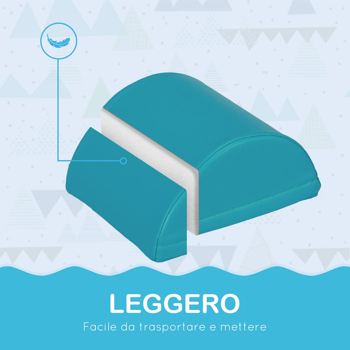 Set 11 Costruzioni Morbide per Bambini 1-3 Anni in PU e EPE Multicolore