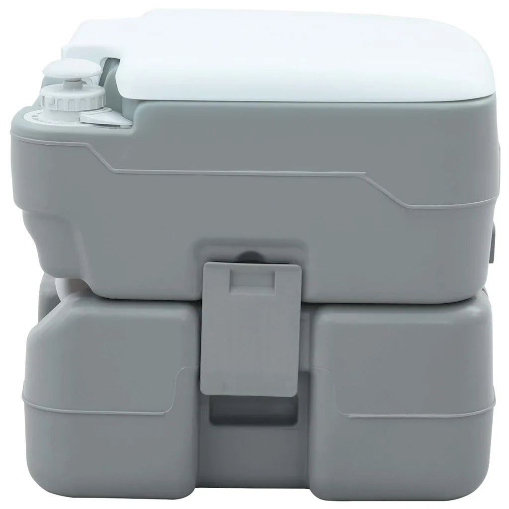 Toilette da Campeggio Grigio e Bianco 41,5 x 36,5 x 37,5 cm 42001437