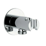 Trade Shop - Deviatore Da Muro Presa Acqua Attacco ½ Supporto Per Doccia Ottone Cromato Lucido -