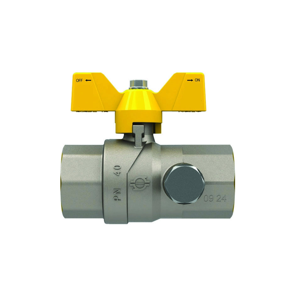 VALVOLA A SFERA GAS CON FARFALLA FUTURGAS FF- 1  DN 25- FIV- pezzi 1
