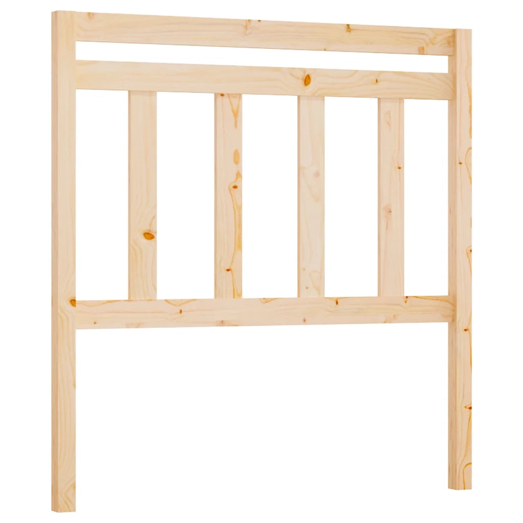 Testiera per Letto 106x4x100 cm in Legno Massello di Pino