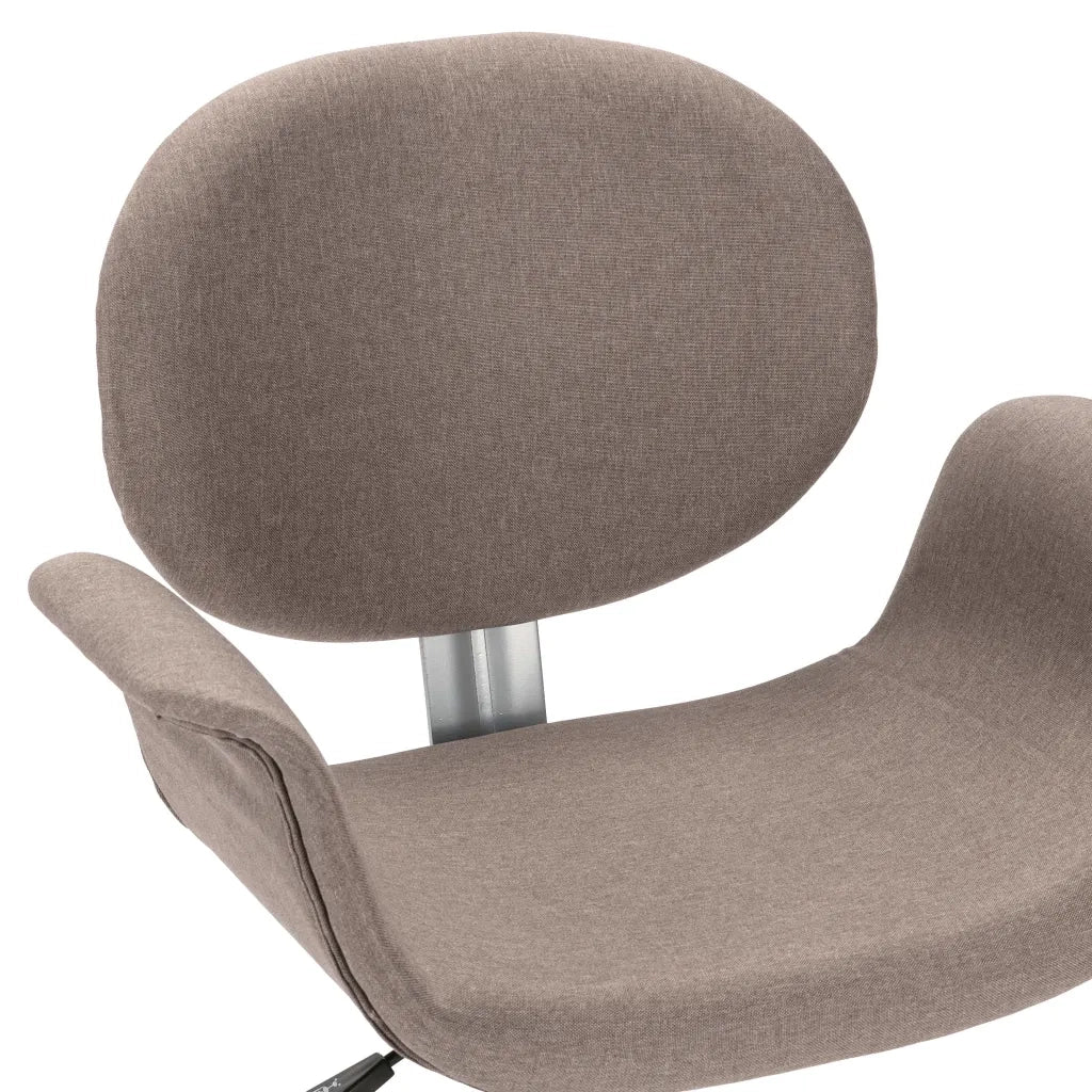 Sedie da Pranzo Girevoli 6 pz Grigio Talpa in Tessuto 3054871