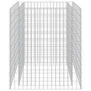 Gabbione Fioriere | Cassetta per fiori | Letto Rialzato in Acciaio Zincato 90x90x100 cm