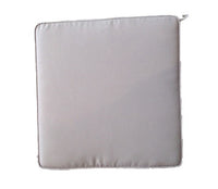 Cuscino Real Seduta 39x39x4 cm in Poliestere Grigio