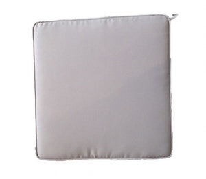 Cuscino Real Seduta 39x39x4 cm in Poliestere Grigio
