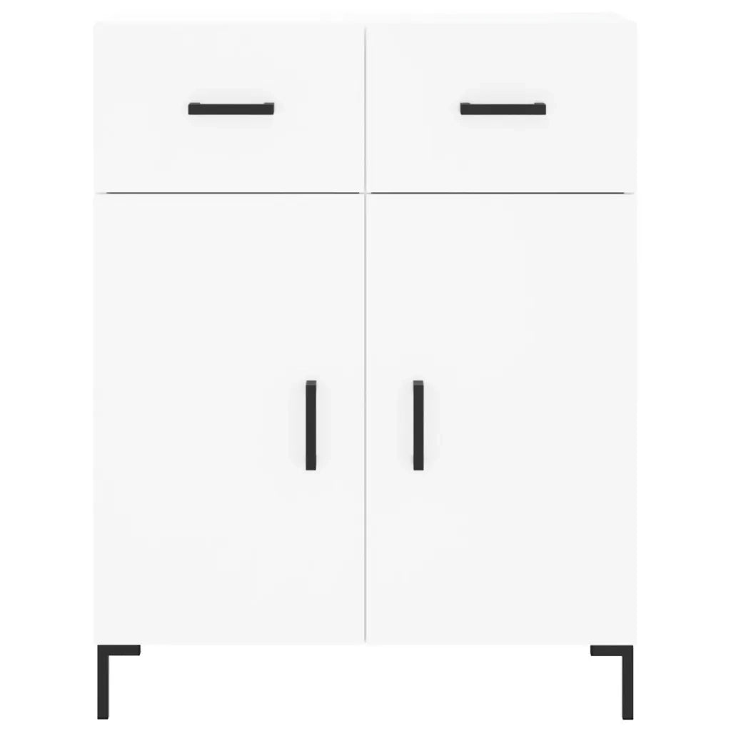 vidaXL Credenza Bianca 69,5x34x180 cm in Legno Multistrato