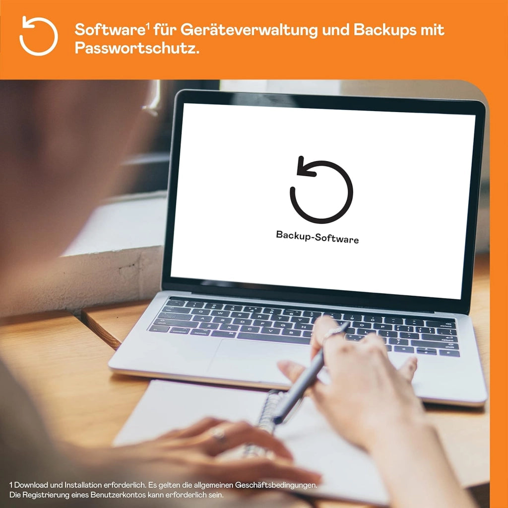 22TB My Book Hard Disk Esterno per Desktop, USB 3.2 Gen 1, exFAT, SuperSpeed USB-A, Protezion con password, Software per la gestion e il backup, Formatto per Windows and MacOS, Nero