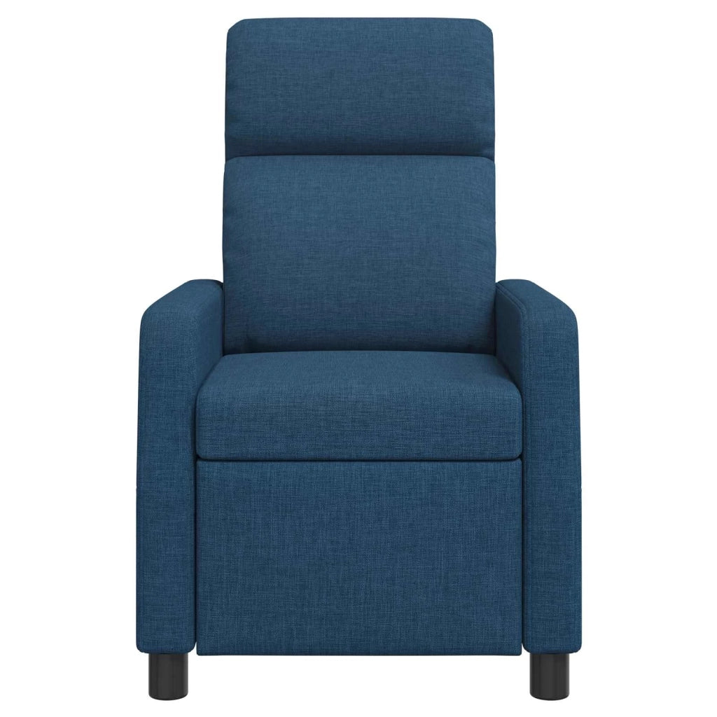 Divano Sedia-Poltrona reclinabile Blu Tessuto 169485