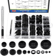 Kit di Gomme per Fori - 291 pezzi, inclusi Plugg per Barriera di Fuoco e Kit di Assortimento di Pacciamatura Full