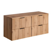 Mobile sottolavabo NOXERA 120 cm con piano per lavabo – Rovere wotan