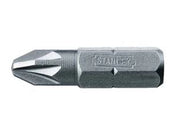 INSERTO A CROCE POZIDRIVE PER AVVITATORI- - mm.25 PZ3 - 25 pezzi STANLEY