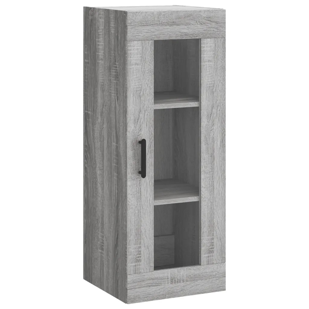 Credenza-Buffet-Armadio da cucina Grigio Sonoma 34,5x34x180 cm in Legno Multistrato 161323