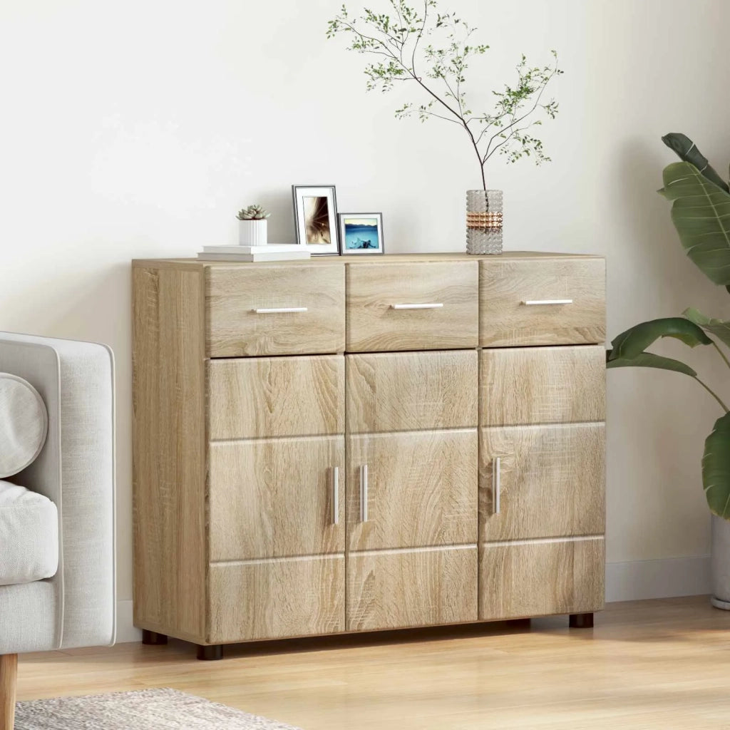 Credenza con porta FLORIN Rovere Sonoma 88,5 x 30,5 x 73 cm 880313