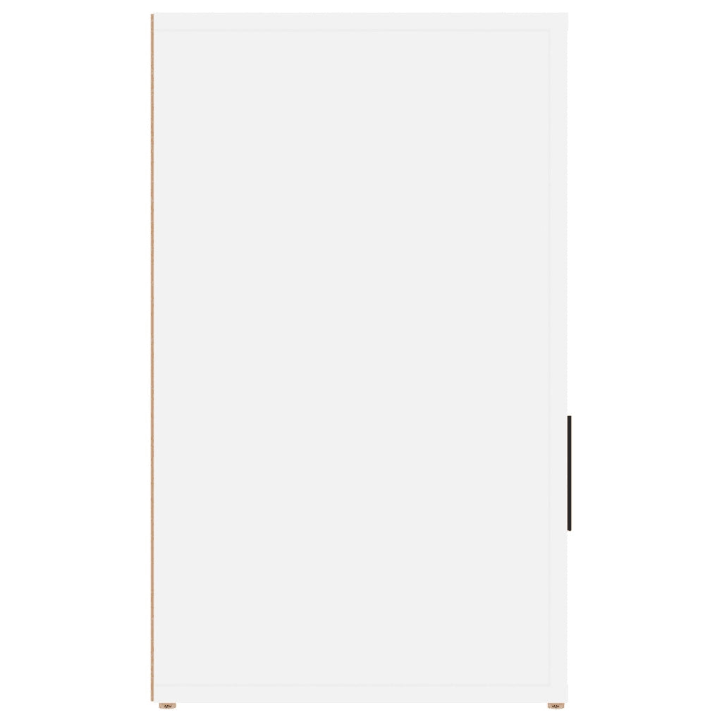 Comodino | Armadio da Notte | Mobiletto da notte Bianco 50x36x60 cm in Legno Ingegnerizzato