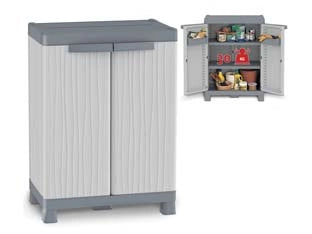 ARMADIO TUTTOPIANI BASSO SERIE DOMINO WAVE 700/UW  mm.700x438x976h.    TERRY