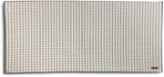 Asciugamano per bagno con struttura a box 60 x 130 cm in cotone 100% Nature/Nero