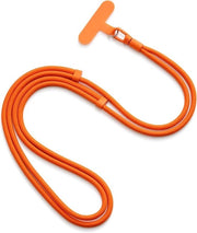 Catenella per telefono con collare regolabile in colore arancione