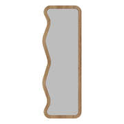 Bissonen\, Specchio Forma Rettangolare, 50x160h cm Marrone Rovere