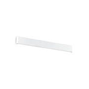 Applique Moderna Delta Metallo Bianco Led 30W 3000K Luce Calda