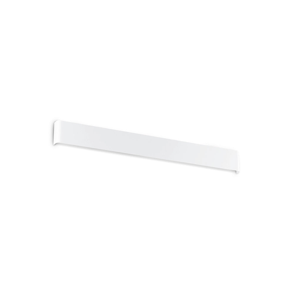 Applique Moderna Delta Metallo Bianco Led 30W 3000K Luce Calda