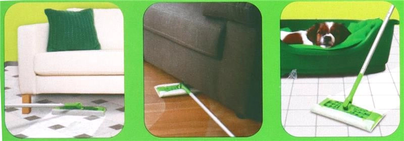 SWIFFER DRY STARTER KIT+ 8 PANNI ASCIUTTO + 3 PANNI WET