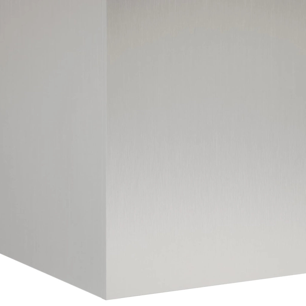 Vaso da giardino Argento 40 x 40 x 60 cm Acciaio Inox 8005880