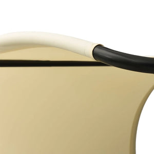 Lettino Prendisole Doppio Tetto in Textilene Verde e Crema 310550