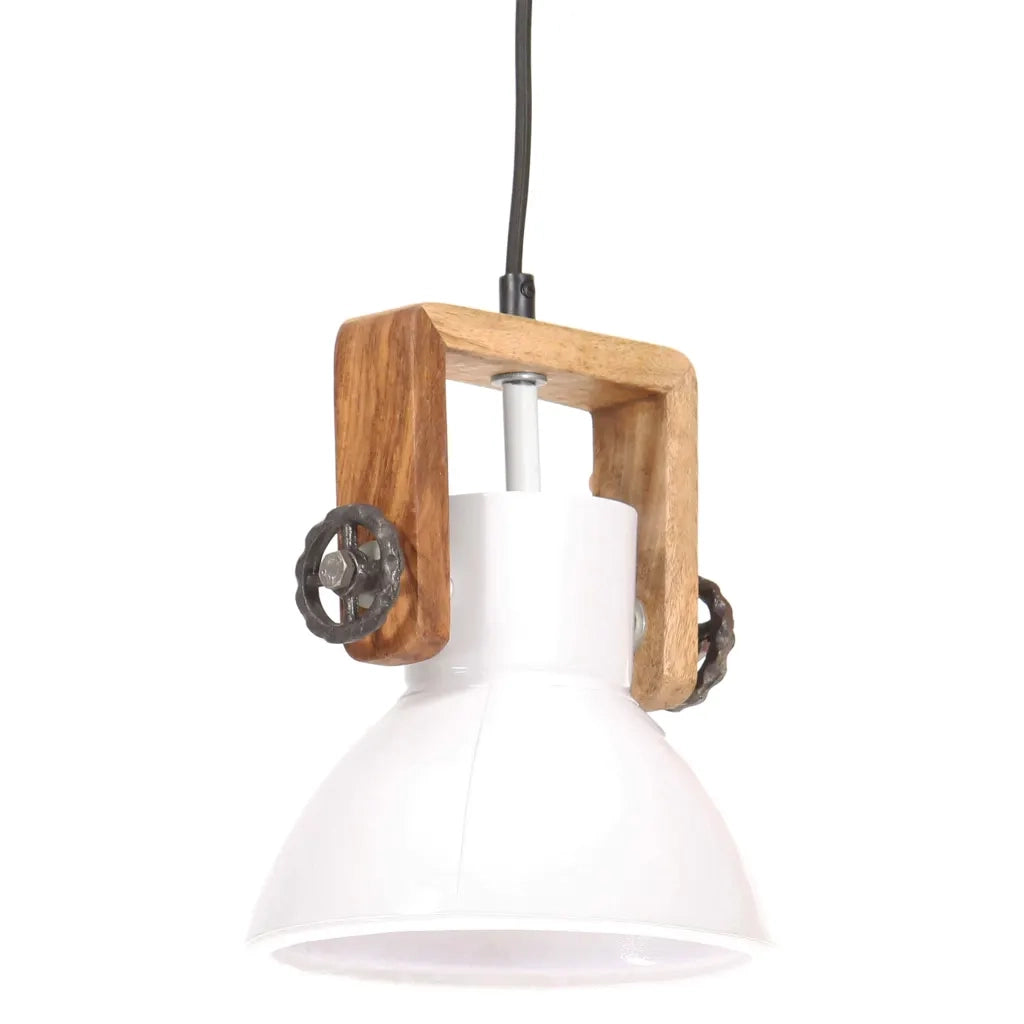 Lampada a Sospensione Industriale 25 W Bianca Rotonda 19 cm E27 CFW5103197