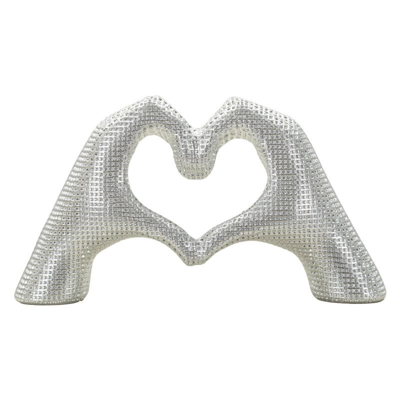 Scultura Lover Silver cm 25x7,5x13,5