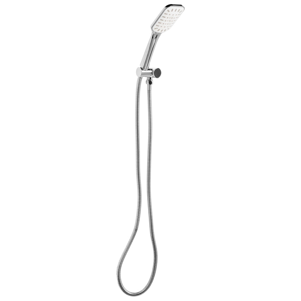 Set doccia classico moderno con tubo 4 modalità di getto Metallo argento
