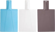 Plastica Vouwsnijplank 38 x 21,5 cm Antiscivolo Opvouabile per Cucina Pic-nic Taglio di Frutta Verdura Carne Blu Bianco Grigio