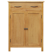 Scarpiera 76x37x105 cm in Legno Massello di Rovere 247460