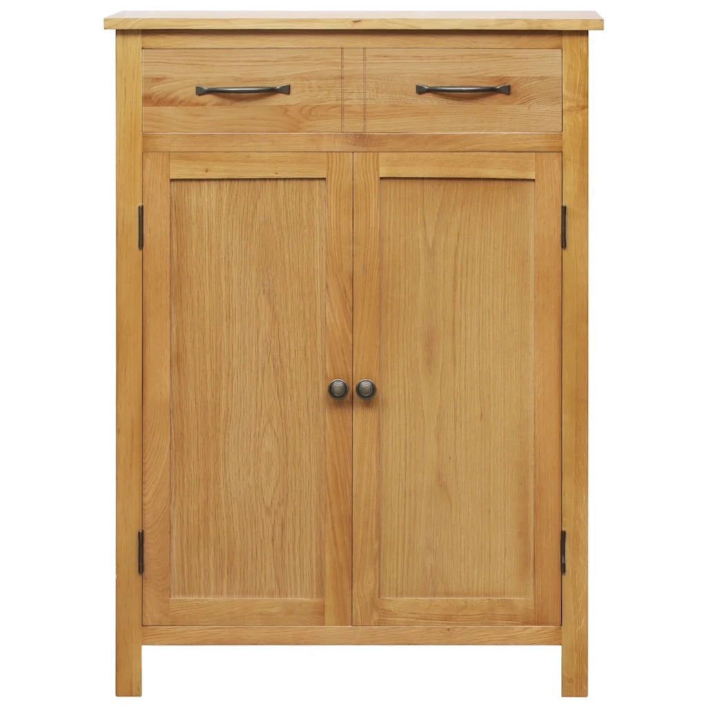 Scarpiera 76x37x105 cm in Legno Massello di Rovere 247460