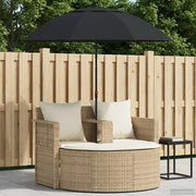 Divano da giardino 8 pcs Beige e Bianco Crema polyrattan 42025900