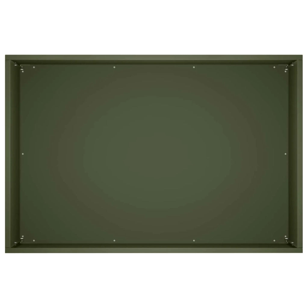 Vaso da giardino 2 pz Verde Oliva 60 x 40 x 40 cm 8005687