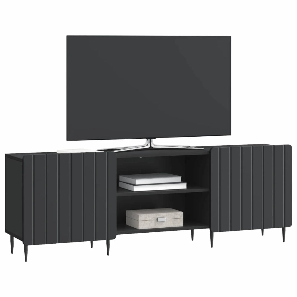 Mobile TV Nero 150 x 31 x 52 cm Legno ingegnerizzato