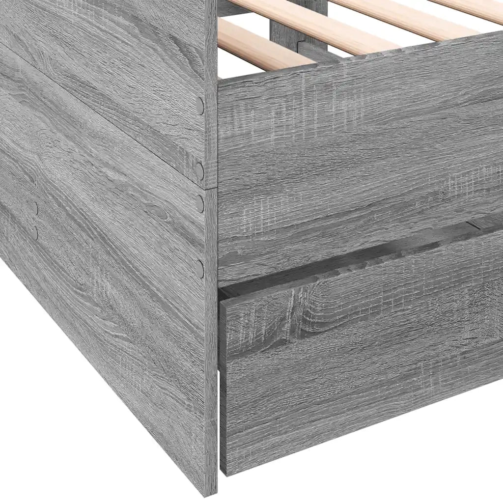 Divano Letto con Cassetti senza Materasso 90x200 cm
