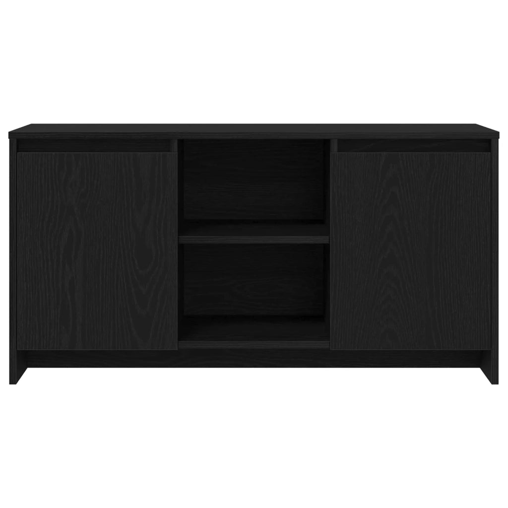 Mobile TV | Armadietto TV | Mobile Porta TV Rovere Nero 102 x 37,5 x 52,5 cm Legno multistrato