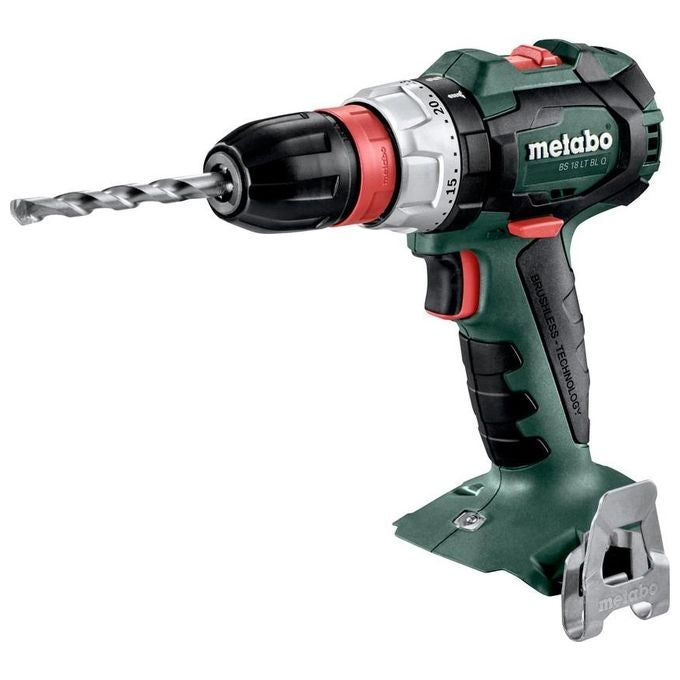 Metabo 602325840 BS 18 LT BL Trapano avvitatore a batteria brushless 18 V con luce di lavoro e metaBOX 145 colore Nero 1,5