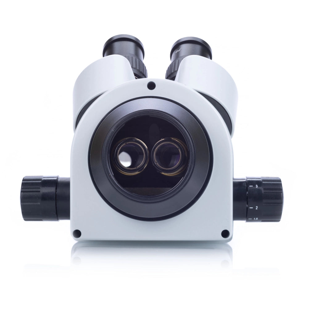 Mikroscopio Stereoscopico Trinoculare Mercury Pro MSMP-T-PS1 – Testa Trinoculare, Zoom 7x-45x | Ottica di Alta Qualità